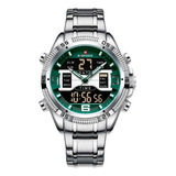 Reloj Naviforce Original Nf 9201 Acero Inoxidable + Estuche