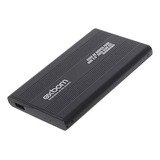 Case Hd/ssd Exbom Usb 2.5 Disco Rigido Cor Preto