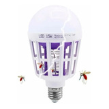 Lamparita Mata Mosquitos Led 15w Doble Sistema