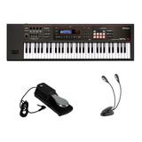 Kit Teclado Roland Xps30 Com Luminária E Pedal Sustain