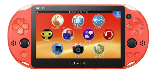 Ps Vita Slim Orange Neón Jpn Consola Vita Play Station 