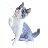 Coleira Laser Recarregável Para Gatos Diversão High-tech
