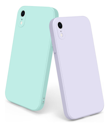 2 Fundas De Silicona Líquida Para iPhone XR