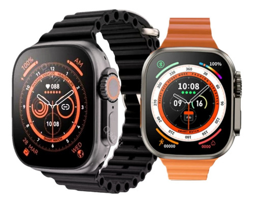 Relógio Smartwatch W68+ Ultra Series 8 Nfc Tela 2,02  Novo