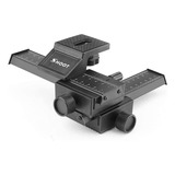 Cabezal Rail Slider De 4 Vias Para Tripode / Shoot / Negro