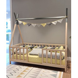 Cama Montessori Tipi Casita De Sueños Matrimonial Madera