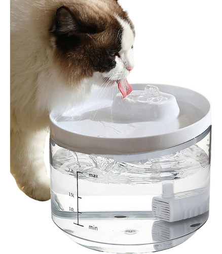 Bebedouro Fonte De Água Automático Gato Cães Com Filtro 2,2l