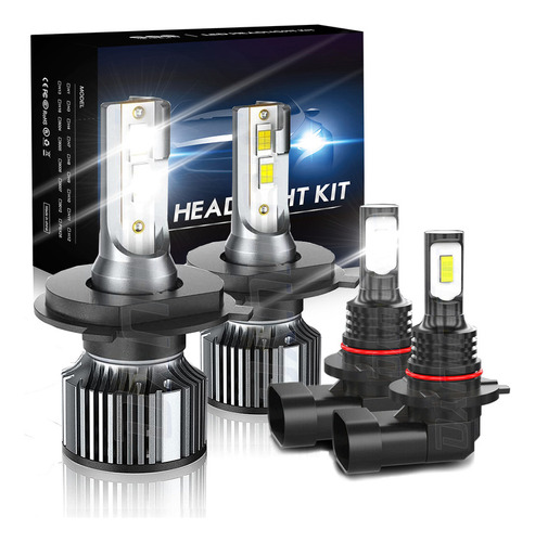 H4 Hb4 Kit De Focos Led 30000lm Alto Y Bajo Para Volkswagen