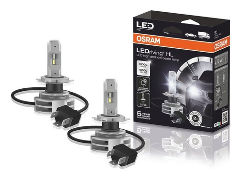 Juego De Lamparas Led Osram H4 9726cw