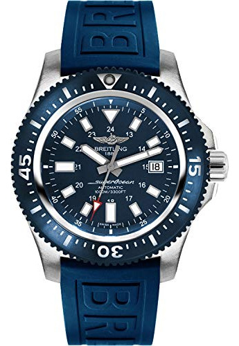 Superocean 44 Reloj De Acero Especial Para Hombre Con Correa