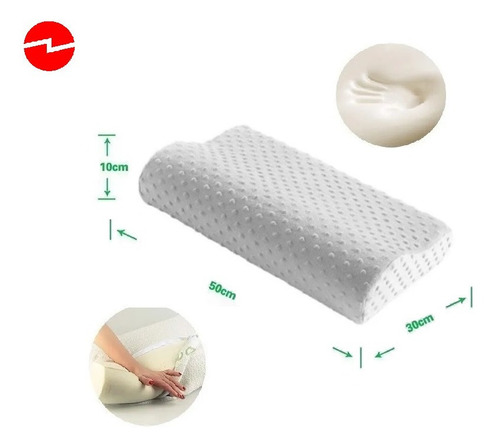 Almohada Cervical Viscoelastica Mejora Postura Cama