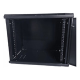 Rack Mural 7u,  19p 500x220x350 Puerta Vidrio Con Llave.