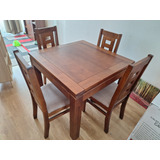 Comedor Madera Dagon 4 Personas