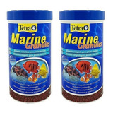 Ração Para Peixe Marinho Tetra Marine Granules 48g Kit 2un