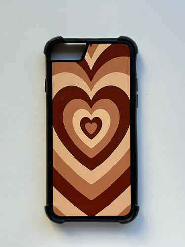 iPhone 7 Funda Estampada Corazones 