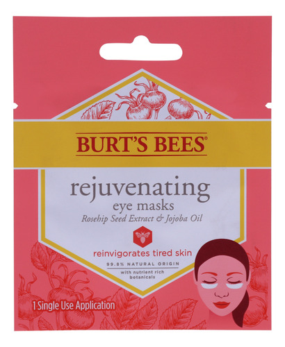 Mascarilla De Ojos Burts Bees Rejuvenecedora Para Mujer 0,6