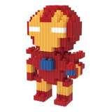 Mini Bloques Armable Figura 3d Super Héroes 624pcs Iron Man