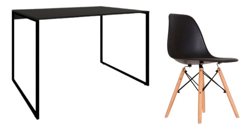 Mesa Para Escritório Diretor + Cadeira Eames Várias Cores