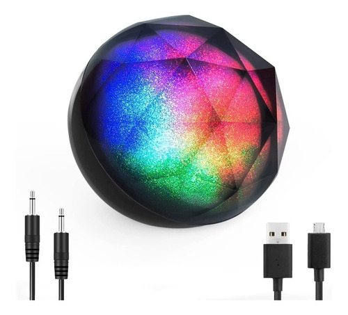 Parlante Protatil Bluetooth 5.0 Led Con Luces Multicolor 