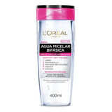 Agua Micelar L´oréal Paris Bifásica Todo Tipo De Piel 400 Ml