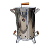 Asador De Barril Acero Inoxidable 430 Carbón Itaho 10 Libras