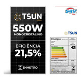 01 Painel Solar Tsun 560w Monofacial 144 Cell - Frete Grátis