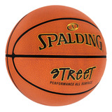 Spalding Street Balón De Baloncesto Al Aire Libre 29.5 Pul. Color Naranja