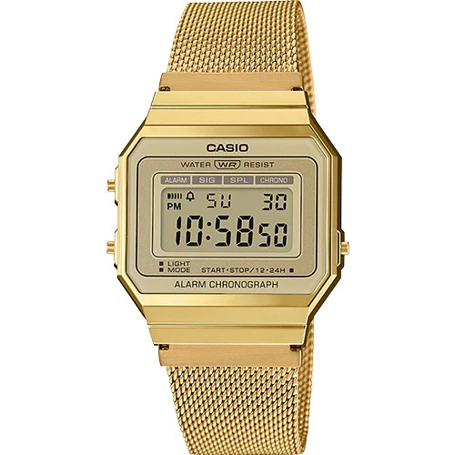 Reloj Casio Vintage Original Dorado Time Square