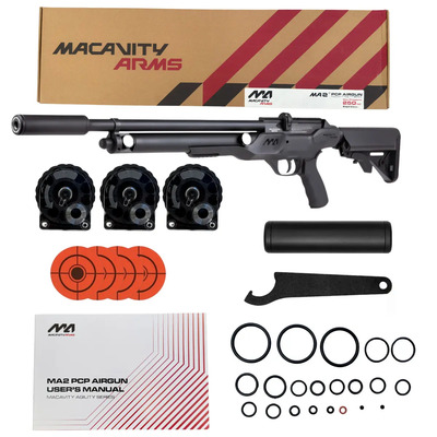 Rifle Aire Pcp Macavity Agility Ma2 Long .22 5.5mm Xchws P Negro | Meses sin interés