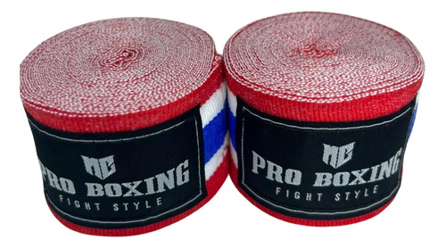 Bandagem Atadura P/ Punho Muay Thai Mma Kickbocing 2,55 Mts 