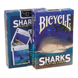 Cartas Tiburon Bicycle Poker Baraja Sharks Cushion Original