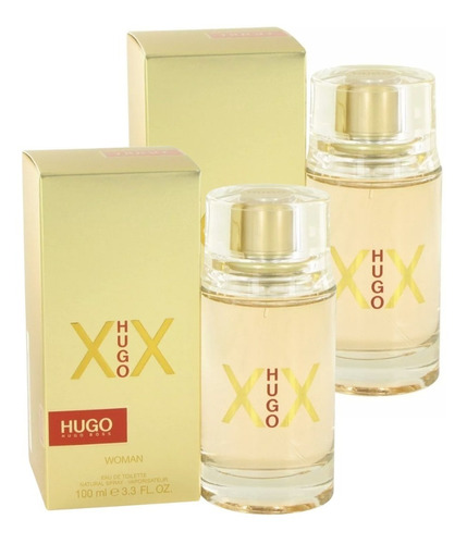 Paquete Xx Hugo Boss 100ml Dama Original 2 Pzas 