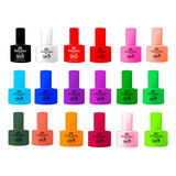 Kit 20 Esmaltes Em Gel 7.5ml D&z / Bella Rosa Unhas Led/uv