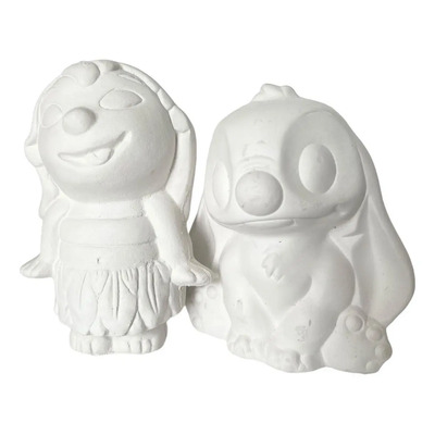 10 Alcancías De Yeso Lilo Y Stitch Fiestas Regalo | Envío gratis