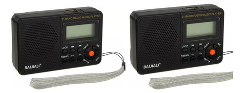 2 Radios Digitales Am/fm/usb/sd/obsequio 2 Pilas Recargable