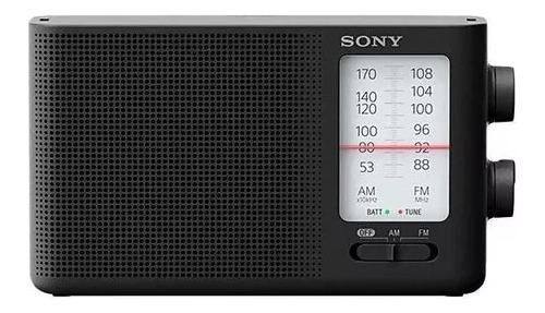 Rádio Sony Icf-19 500mw Bandas Am/fm A Pilha - Preto
