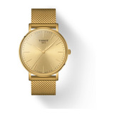 Reloj Hombre Tissot Everytime Gent Acero Pvd Oro