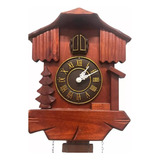 Reloj Cucu Madera Sale Al Exterior Con Melodia Y Pendulo