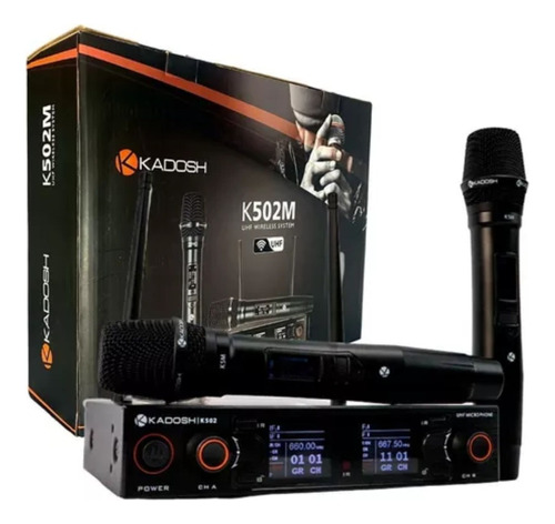 Microfone Profissional Kadosh Profissional K-502m Duplo