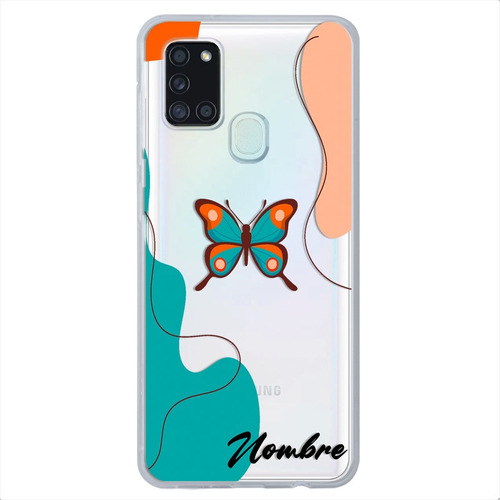 Funda Para Galaxy Mariposas Personalizada Con Tu Nombre