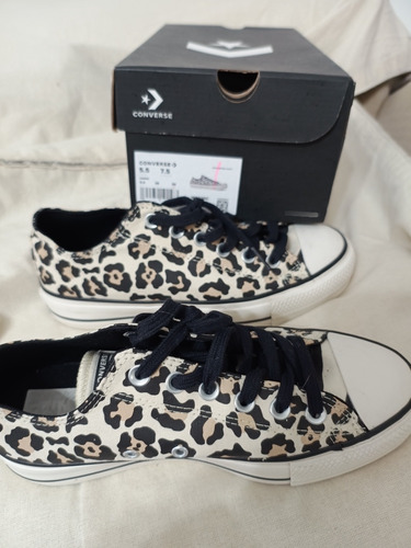 Zapatillas All Star Converse Animal Print Talle 38