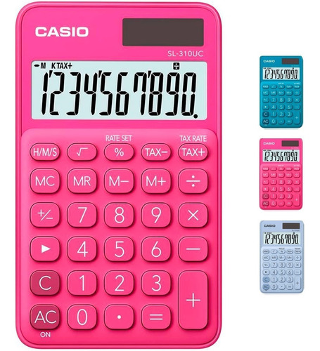 Calculadora Casio Sl-310uc Tipo Portátil Dupla Alimentação 