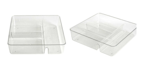 Caja  Plástico Para Refrigerador Nevera  23x23x5,5cm Cocina