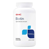 Gnc | Biotin | 5mg | 5,000mcg | 240 Capsules