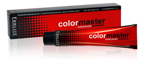 Tinturas Fidelite Colormaster  60 Grs X 3 Unidades