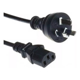Cable Power Pc C13 A 3 Patas 220v 1.5 Mts Negro