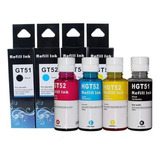 Combo 4 Tintas Gt51/gt52 Genericas  Ink Tank 319/410/720