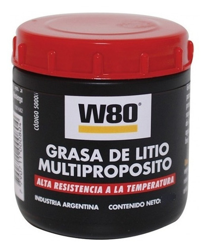 Grasa De Litio W80 Multiproposito Pote 250gr  