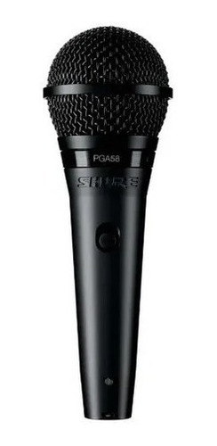 Microfone Shure Pga58 Lc Dinâmico Vocal - Original 