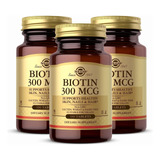 Solgar Biotina A 300 Mcg, 100 Tabletas   Energía, Metabolism
